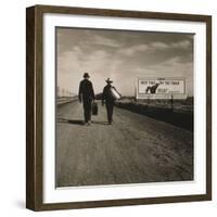 Toward Los Angeles, California, 1937-Dorothea Lange-Framed Photographic Print