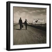 Toward Los Angeles, California, 1937-Dorothea Lange-Framed Photographic Print