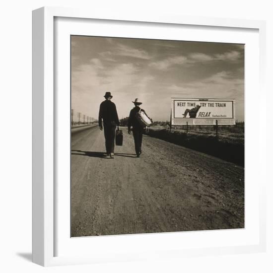 Toward Los Angeles, California, 1937-Dorothea Lange-Framed Photographic Print