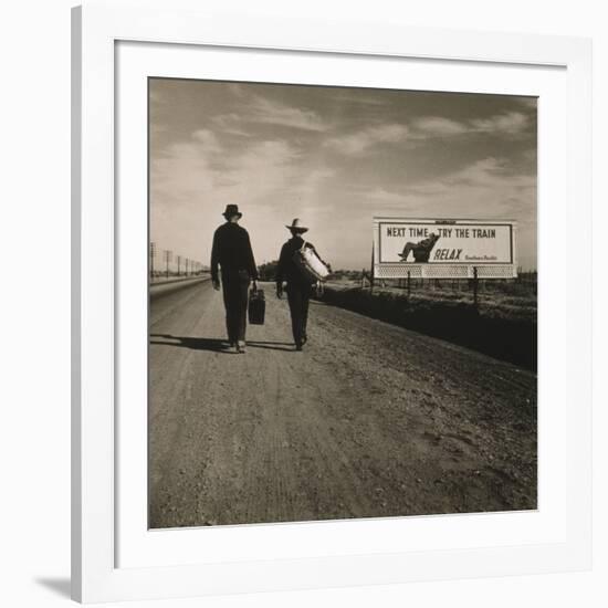 Toward Los Angeles, California, 1937-Dorothea Lange-Framed Photographic Print