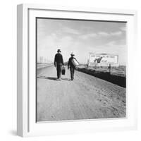 Toward Los Angeles, California-Dorothea Lange-Framed Photo