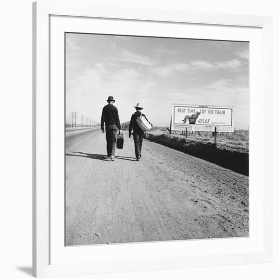 Toward Los Angeles, California-Dorothea Lange-Framed Photo