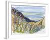 Towards Marsland Mouth, North Devon-Erin Townsend-Framed Giclee Print