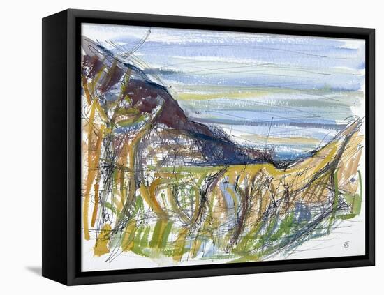 Towards Marsland Mouth, North Devon-Erin Townsend-Framed Stretched Canvas
