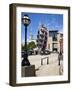 Towards Millennium Square from Leeds City Museum Steps, Leeds, West Yorkshire, Yorkshire, England-Mark Sunderland-Framed Photographic Print