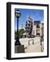 Towards Millennium Square from Leeds City Museum Steps, Leeds, West Yorkshire, Yorkshire, England-Mark Sunderland-Framed Photographic Print