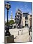 Towards Millennium Square from Leeds City Museum Steps, Leeds, West Yorkshire, Yorkshire, England-Mark Sunderland-Mounted Photographic Print