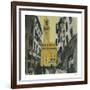 Towards Palazzo Vecchio, Florence-Susan Brown-Framed Collectable Print