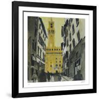 Towards Palazzo Vecchio, Florence-Susan Brown-Framed Collectable Print