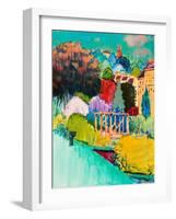 Towards St. Stephen's-Marco Cazzulini-Framed Giclee Print