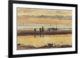 Towards Sunset, Boulogne Sands, 1873-William Lionel Wyllie-Framed Giclee Print