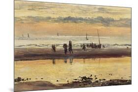Towards Sunset, Boulogne Sands, 1873-William Lionel Wyllie-Mounted Giclee Print