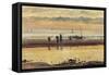 Towards Sunset, Boulogne Sands, 1873-William Lionel Wyllie-Framed Stretched Canvas