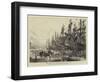 Towards the Close of Day, the Canada Timber Docks, Liverpool-R. Dudley-Framed Giclee Print