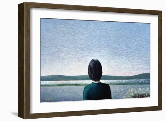 Towards the Hills, 1980-Peter Davidson-Framed Giclee Print