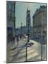 Towards Tour Saint-Jacques, March Morning, 2014-Peter Brown-Mounted Giclee Print