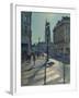 Towards Tour Saint-Jacques, March Morning, 2014-Peter Brown-Framed Giclee Print