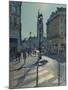 Towards Tour Saint-Jacques, March Morning, 2014-Peter Brown-Mounted Giclee Print