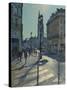 Towards Tour Saint-Jacques, March Morning, 2014-Peter Brown-Stretched Canvas