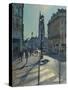 Towards Tour Saint-Jacques, March Morning, 2014-Peter Brown-Stretched Canvas