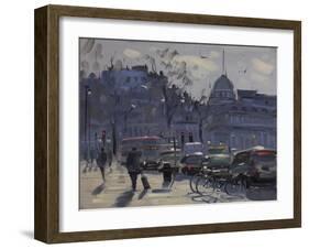 Towards Trafalgar Square from St-Martin-In-The-Fields-Tom Hughes-Framed Giclee Print