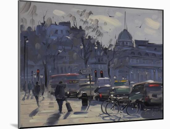 Towards Trafalgar Square from St-Martin-In-The-Fields-Tom Hughes-Mounted Giclee Print