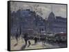 Towards Trafalgar Square from St-Martin-In-The-Fields-Tom Hughes-Framed Stretched Canvas