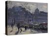Towards Trafalgar Square from St-Martin-In-The-Fields-Tom Hughes-Stretched Canvas