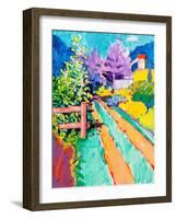 Towards Victoria Park-Marco Cazzulini-Framed Giclee Print