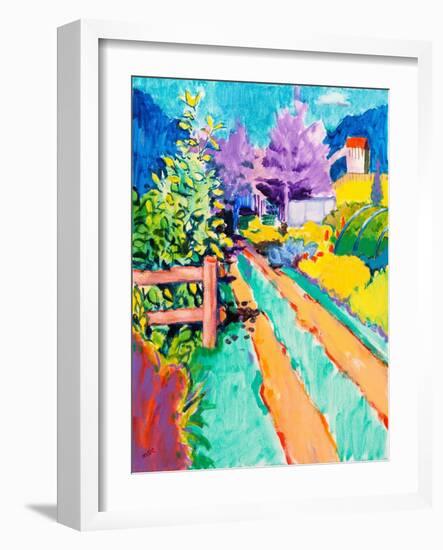 Towards Victoria Park-Marco Cazzulini-Framed Giclee Print