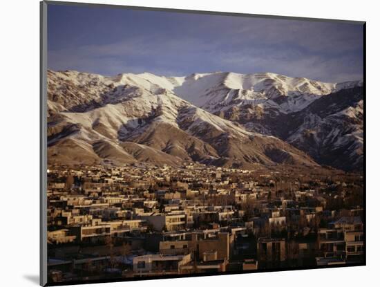 Towchal Range Behind the City, Tehran, Iran, Middle East-Desmond Harney-Mounted Photographic Print
