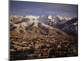 Towchal Range Behind the City, Tehran, Iran, Middle East-Desmond Harney-Mounted Photographic Print