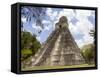 Tower 1, Mayan Ruins in the Gran Plaza, Tikal, Guatemala-Bill Bachmann-Framed Stretched Canvas