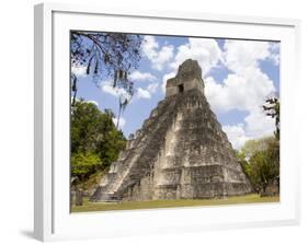 Tower 1, Mayan Ruins in the Gran Plaza, Tikal, Guatemala-Bill Bachmann-Framed Photographic Print