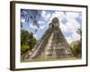 Tower 1, Mayan Ruins in the Gran Plaza, Tikal, Guatemala-Bill Bachmann-Framed Photographic Print