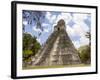 Tower 1, Mayan Ruins in the Gran Plaza, Tikal, Guatemala-Bill Bachmann-Framed Photographic Print