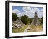 Tower 1, Mayan Ruins in the Gran Plaza, Tikal, Guatemala-Bill Bachmann-Framed Premium Photographic Print