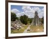 Tower 1, Mayan Ruins in the Gran Plaza, Tikal, Guatemala-Bill Bachmann-Framed Photographic Print