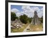 Tower 1, Mayan Ruins in the Gran Plaza, Tikal, Guatemala-Bill Bachmann-Framed Photographic Print