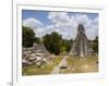 Tower 1, Mayan Ruins in the Gran Plaza, Tikal, Guatemala-Bill Bachmann-Framed Photographic Print