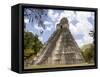 Tower 1, Mayan Ruins in the Gran Plaza, Tikal, Guatemala-Bill Bachmann-Framed Stretched Canvas