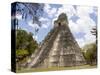 Tower 1, Mayan Ruins in the Gran Plaza, Tikal, Guatemala-Bill Bachmann-Stretched Canvas