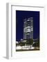 Tower 185, Dusk, Theodor-Heuss-Allee, District Gallus, European District-Axel Schmies-Framed Photographic Print