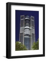 Tower 185, Dusk, Theodor-Heuss-Allee, District Gallus, European District-Axel Schmies-Framed Photographic Print