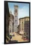 Tower and Cathedral, Florence, Italy-null-Framed Art Print