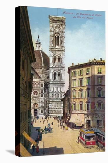 Tower and Cathedral, Florence, Italy-null-Stretched Canvas