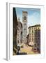 Tower and Cathedral, Florence, Italy-null-Framed Art Print