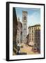 Tower and Cathedral, Florence, Italy-null-Framed Art Print