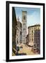 Tower and Cathedral, Florence, Italy-null-Framed Art Print