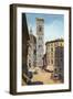 Tower and Cathedral, Florence, Italy-null-Framed Art Print